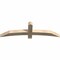 Ekena Millwork Bellingham Rough Sawn Timber Gable Bracket, Douglas Fir, 60"W x 17"H x 4"D x 4"F, 7/12 Pitch GBW060X17X0404BEL00RDF - alternate 4